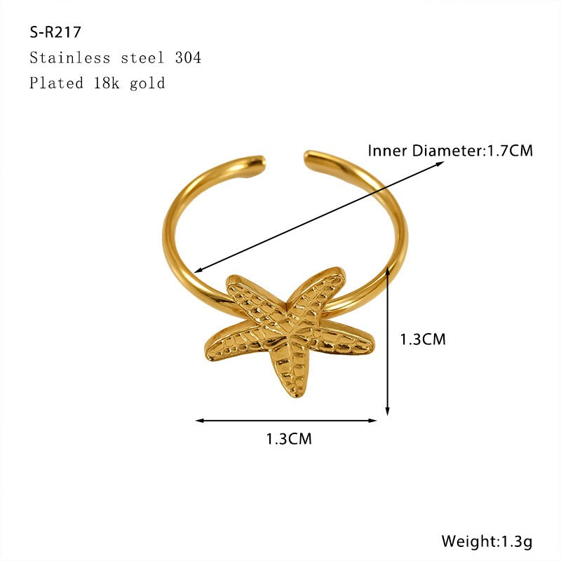 Iria Beach side rings collection