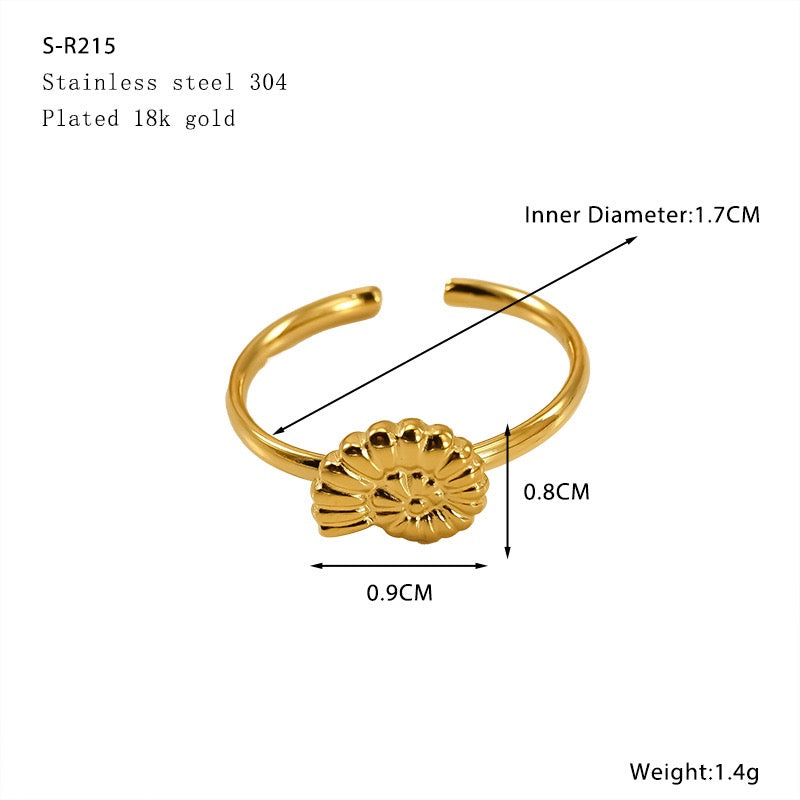 Iria Beach side rings collection