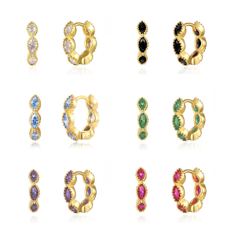 Harley Mini sterling silver hoops