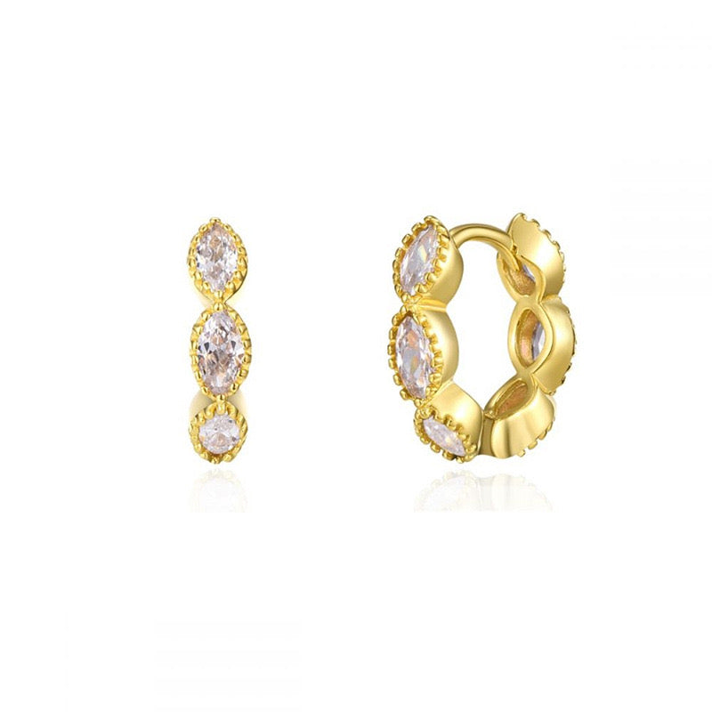 Harley Mini sterling silver hoops