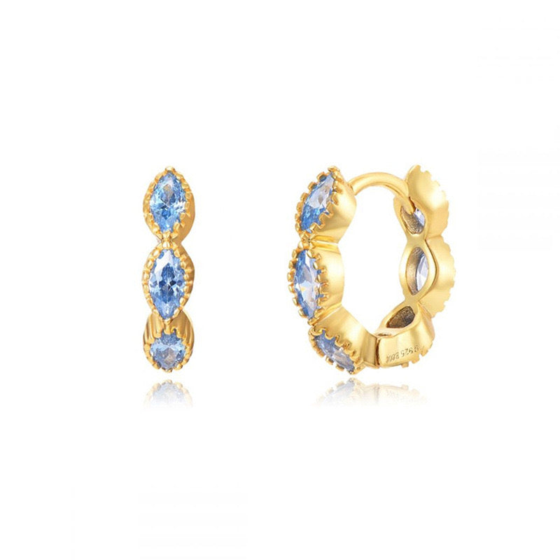 Harley Mini sterling silver hoops