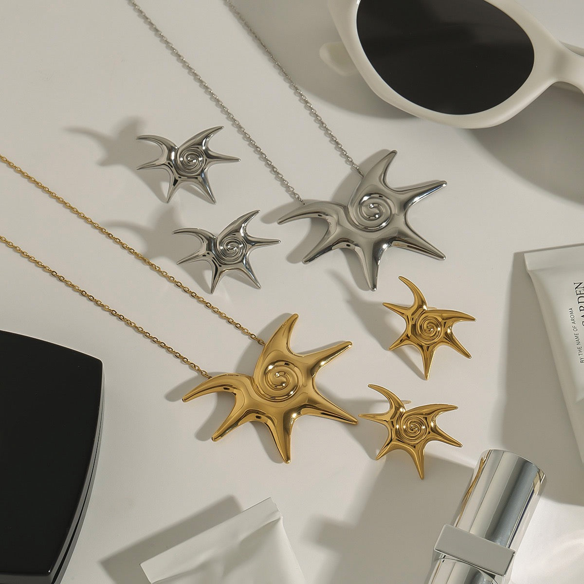 Swirl star set