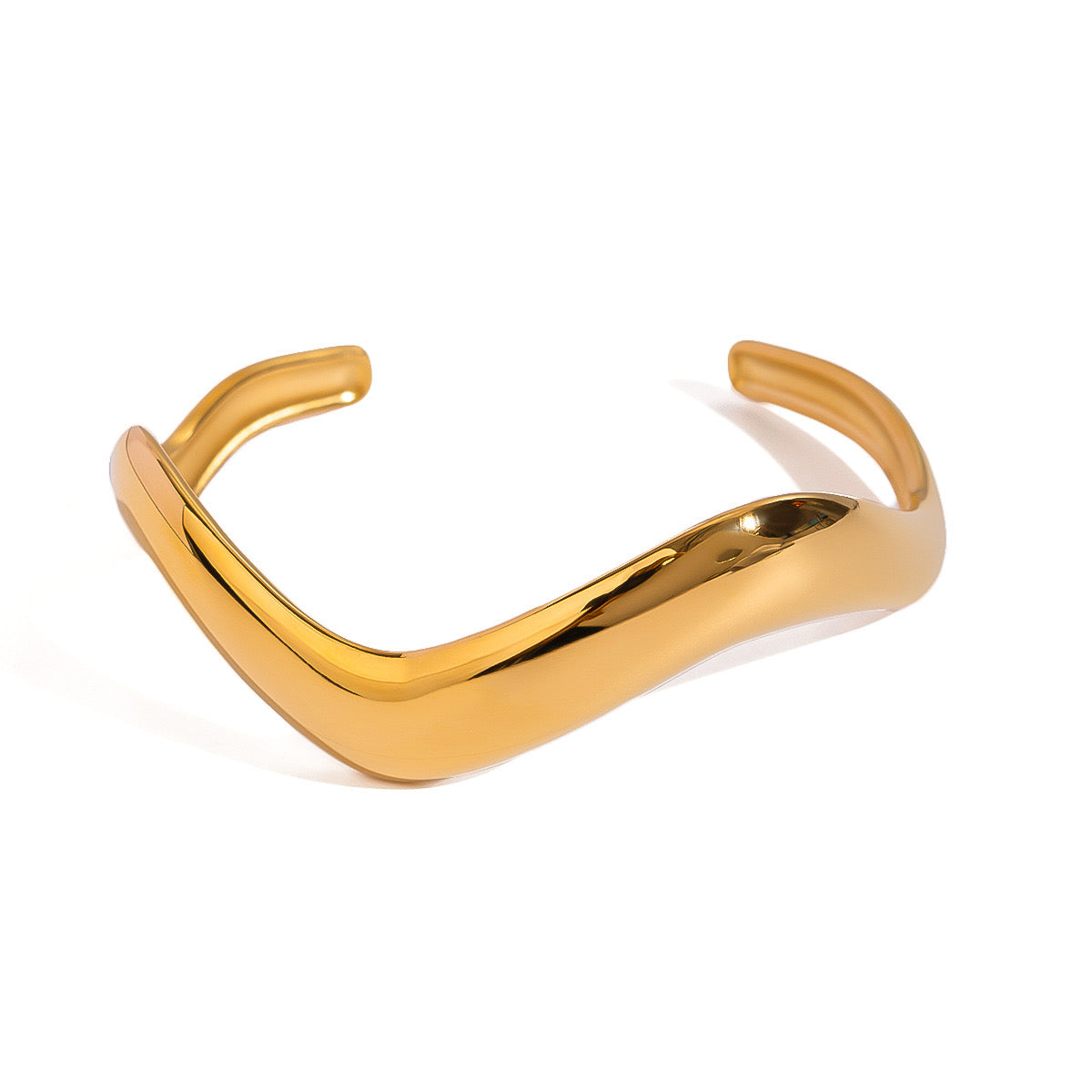 Happy Big wave bangle