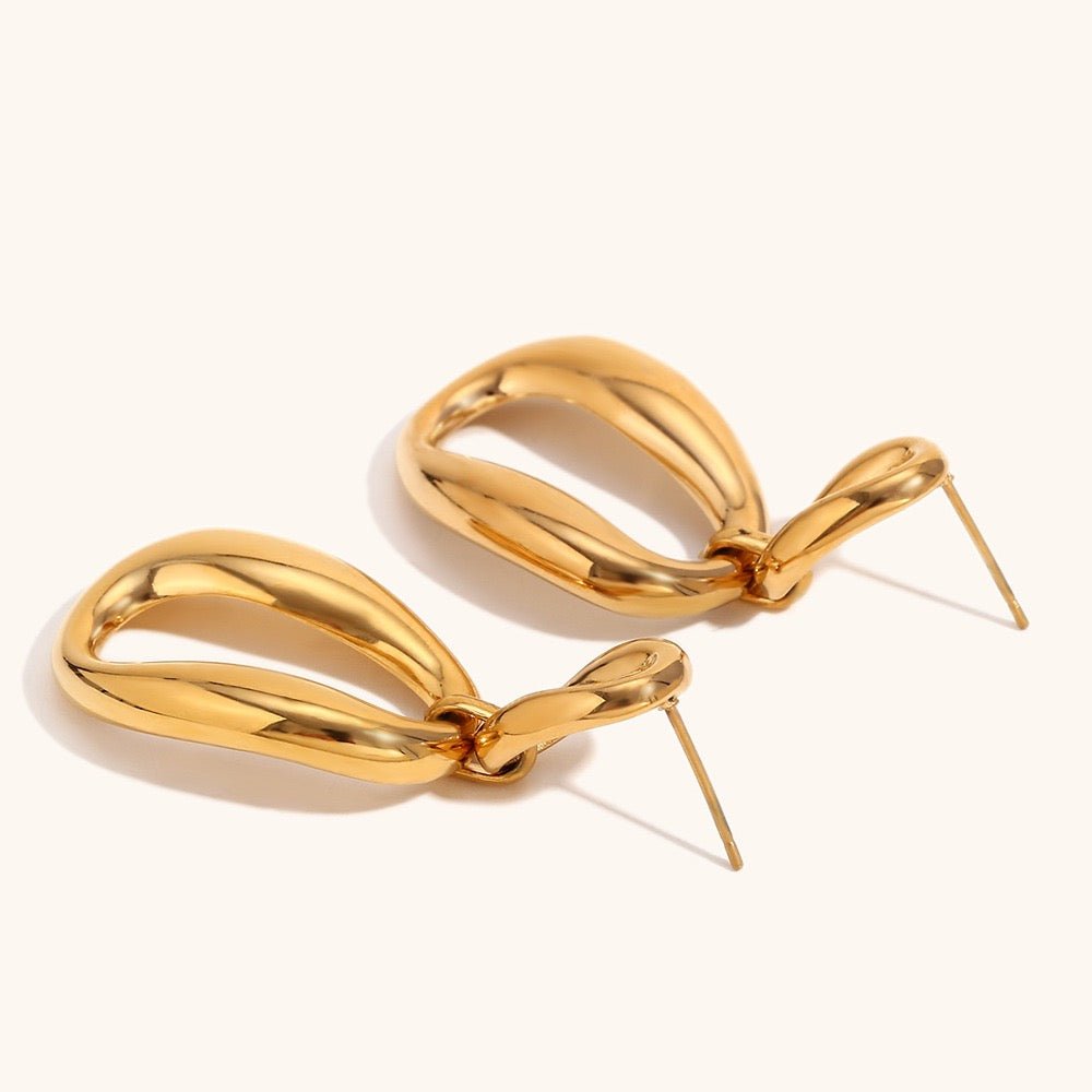 Double hoops earrings