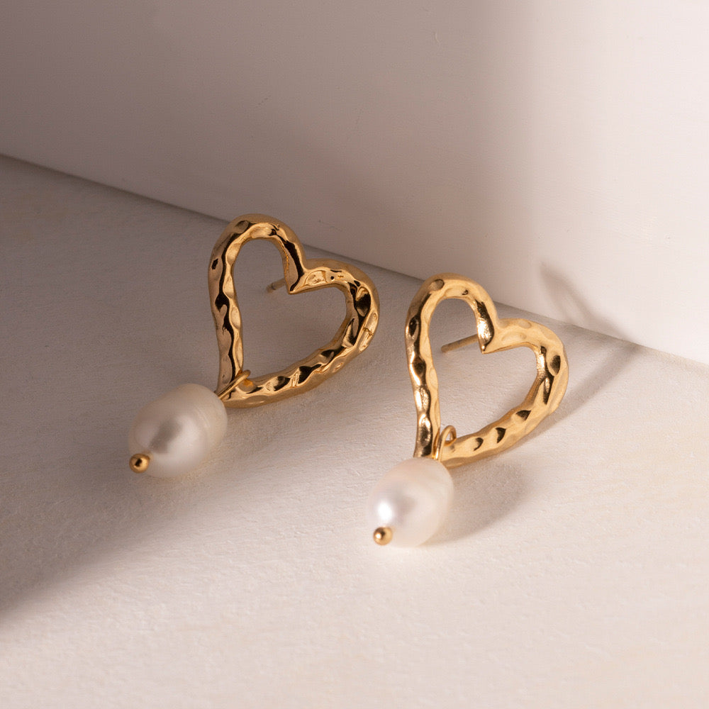Singapore My heart Pearl earrings