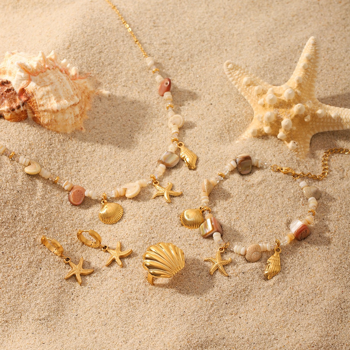 Bondi Jeffrey mermaid shell ring