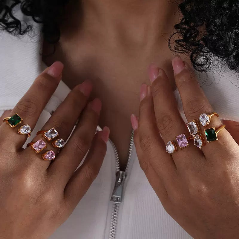 Hailey rock rings