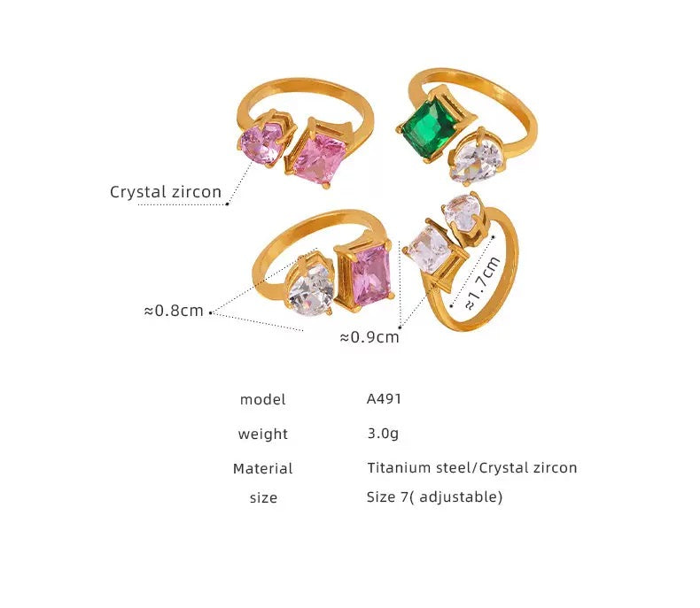 Hailey rock rings