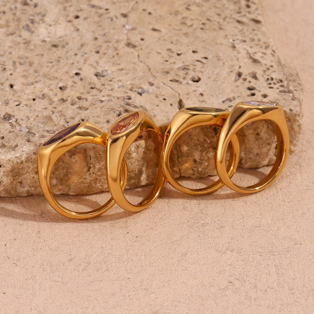 San marino Horse eye rings