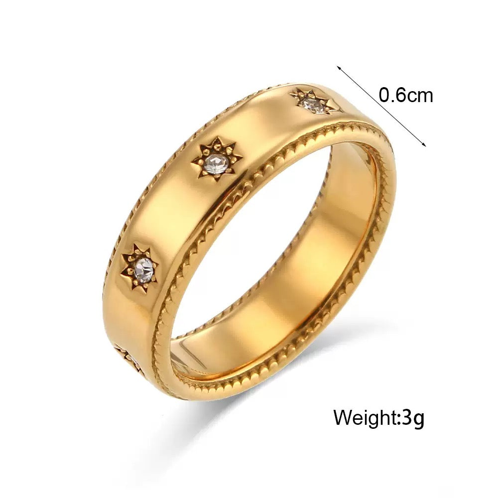Teresa Octagram star rings