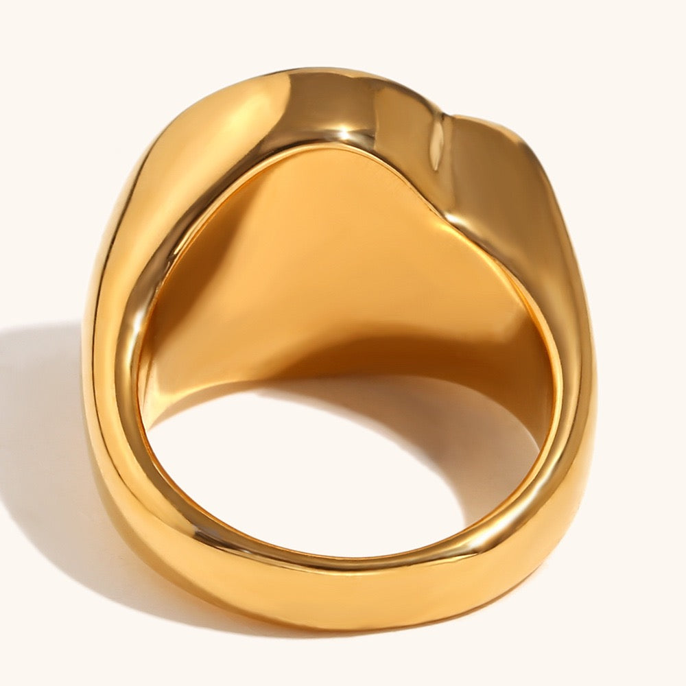 Island Swirl rings