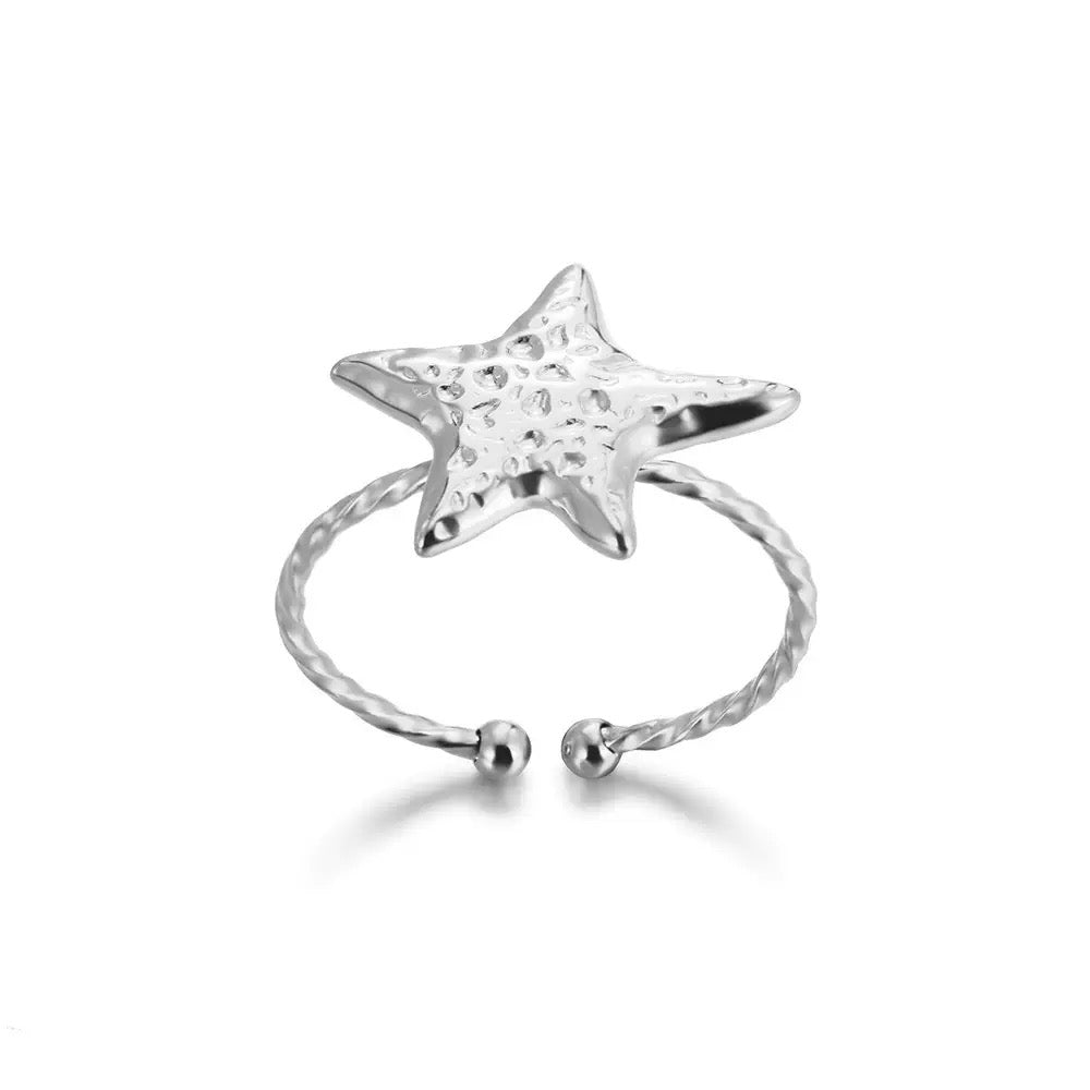Melting star rings