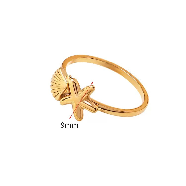 Favorite beach shell ring
