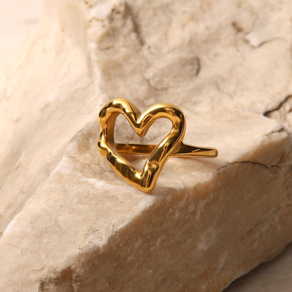 Cute heart rings