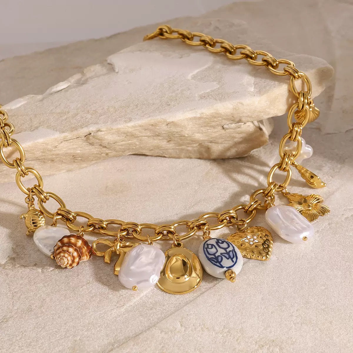 Bondi Hope summer charm necklace