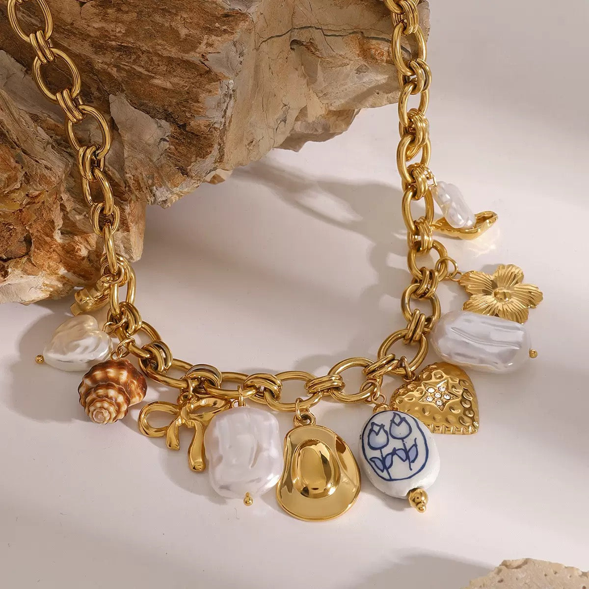 Bondi Hope summer charm necklace