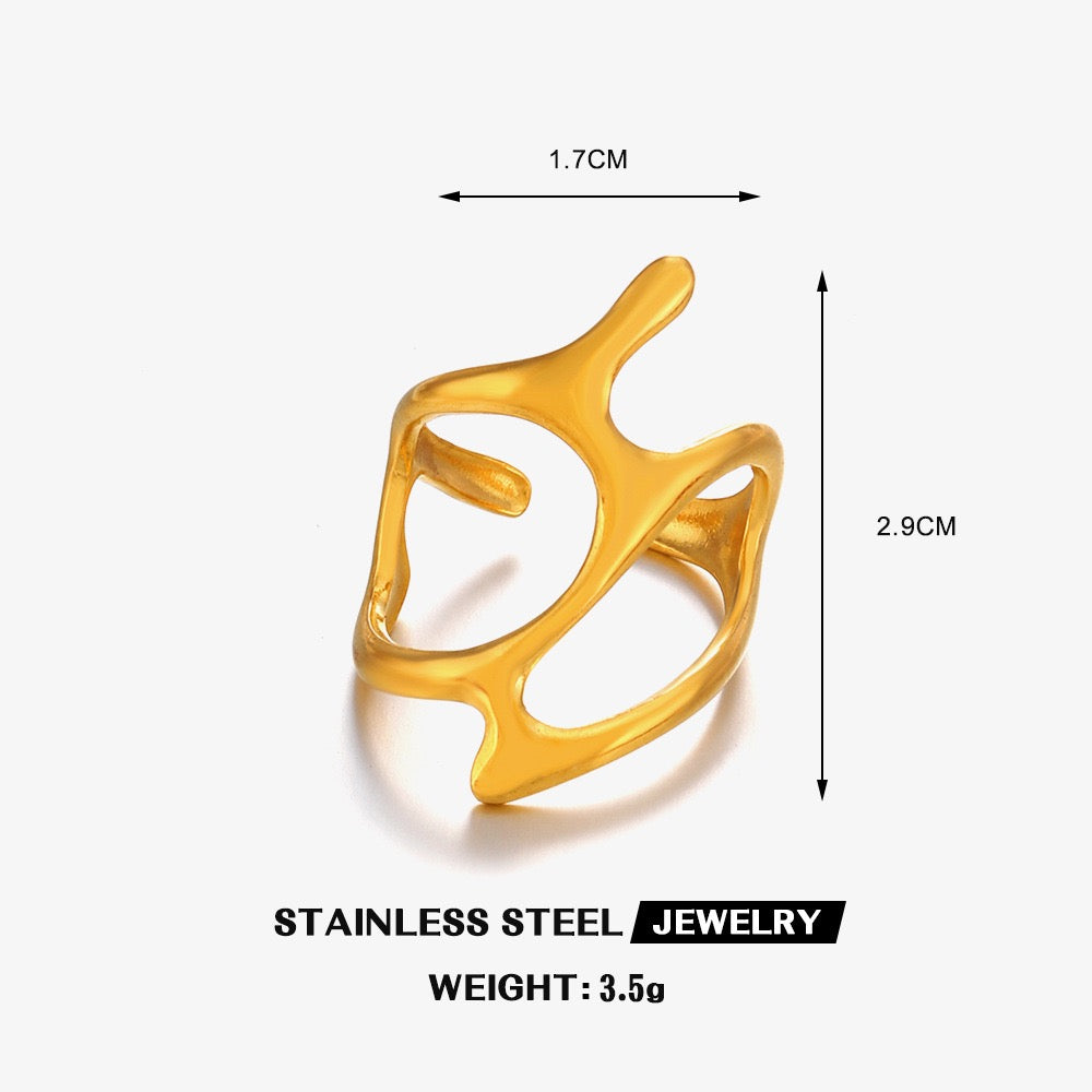Bukrah abstract ring