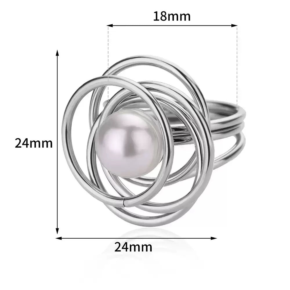 Golden nest rings