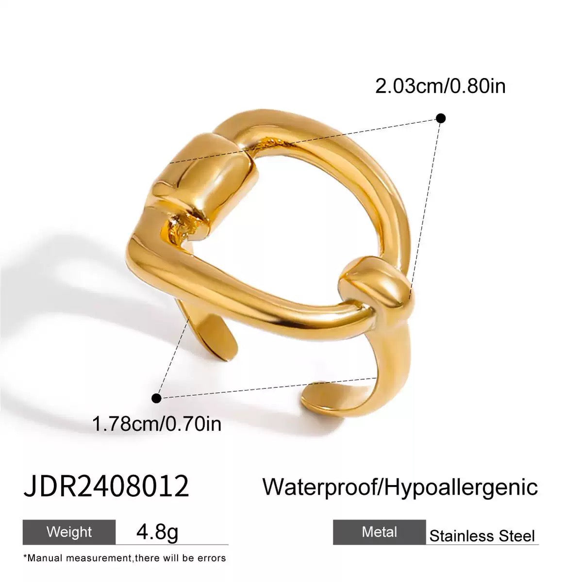Button lock rings