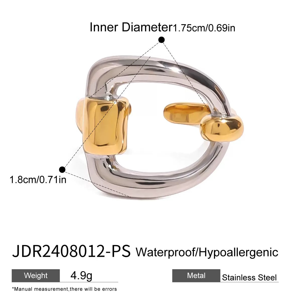 Button lock rings