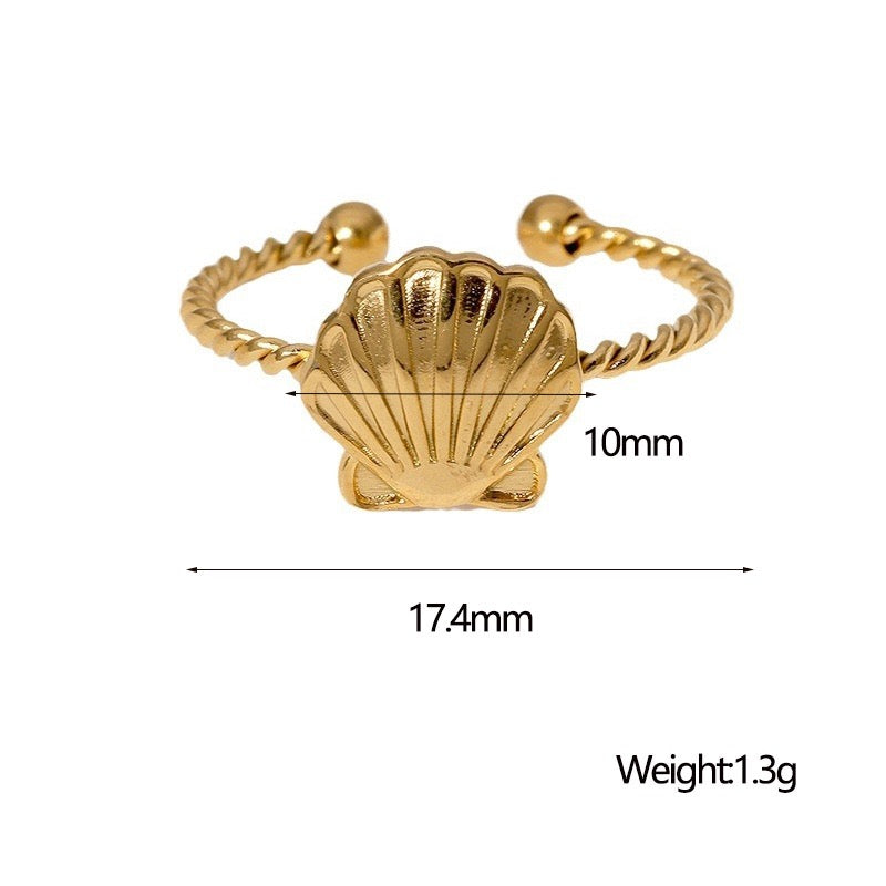 Mini shell rings