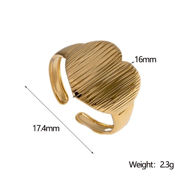 Beda heart rings