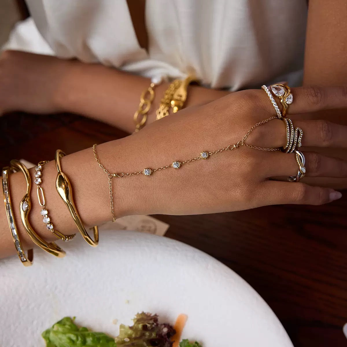 Twist snake ring