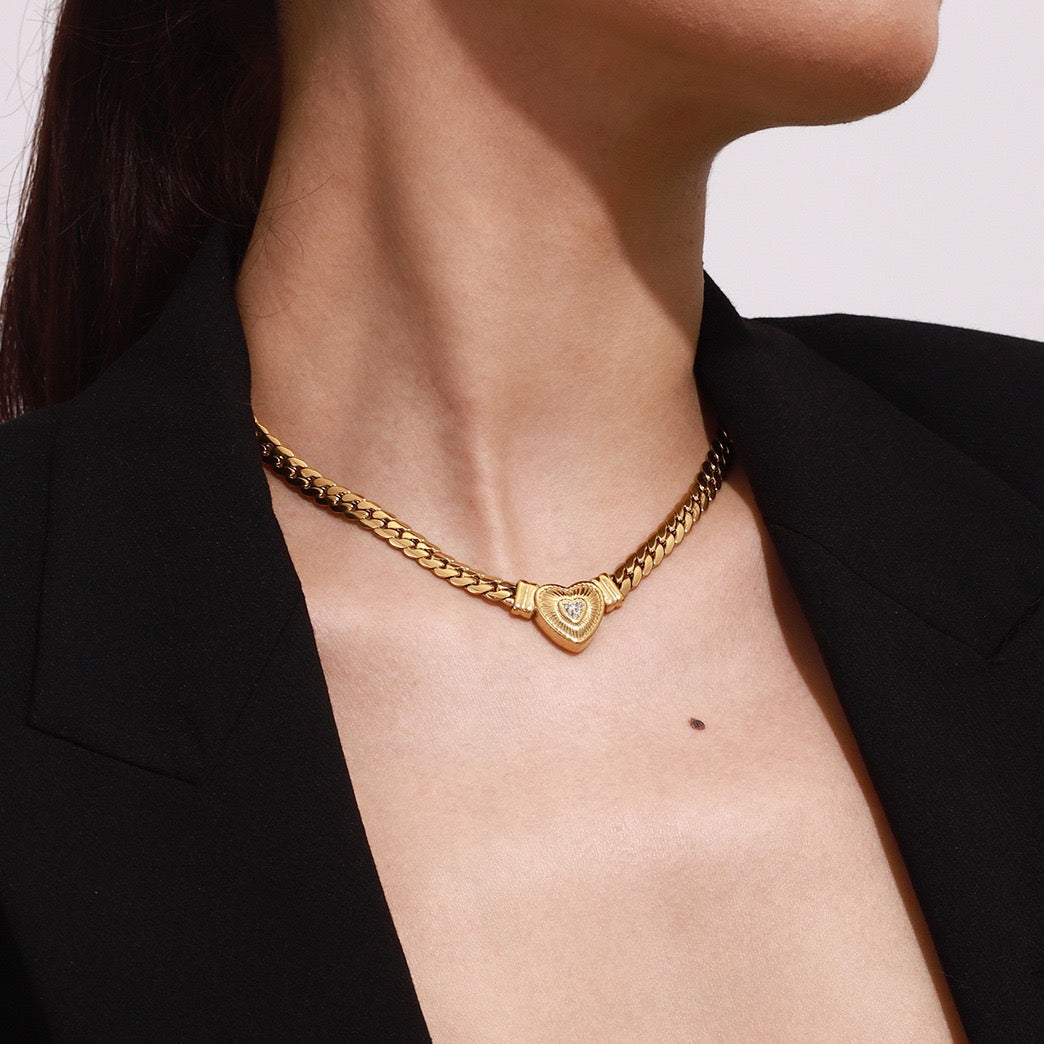 Cuban statement necklace