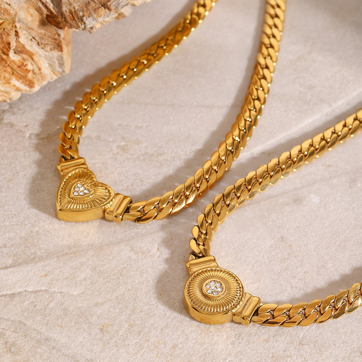 Cuban statement necklace