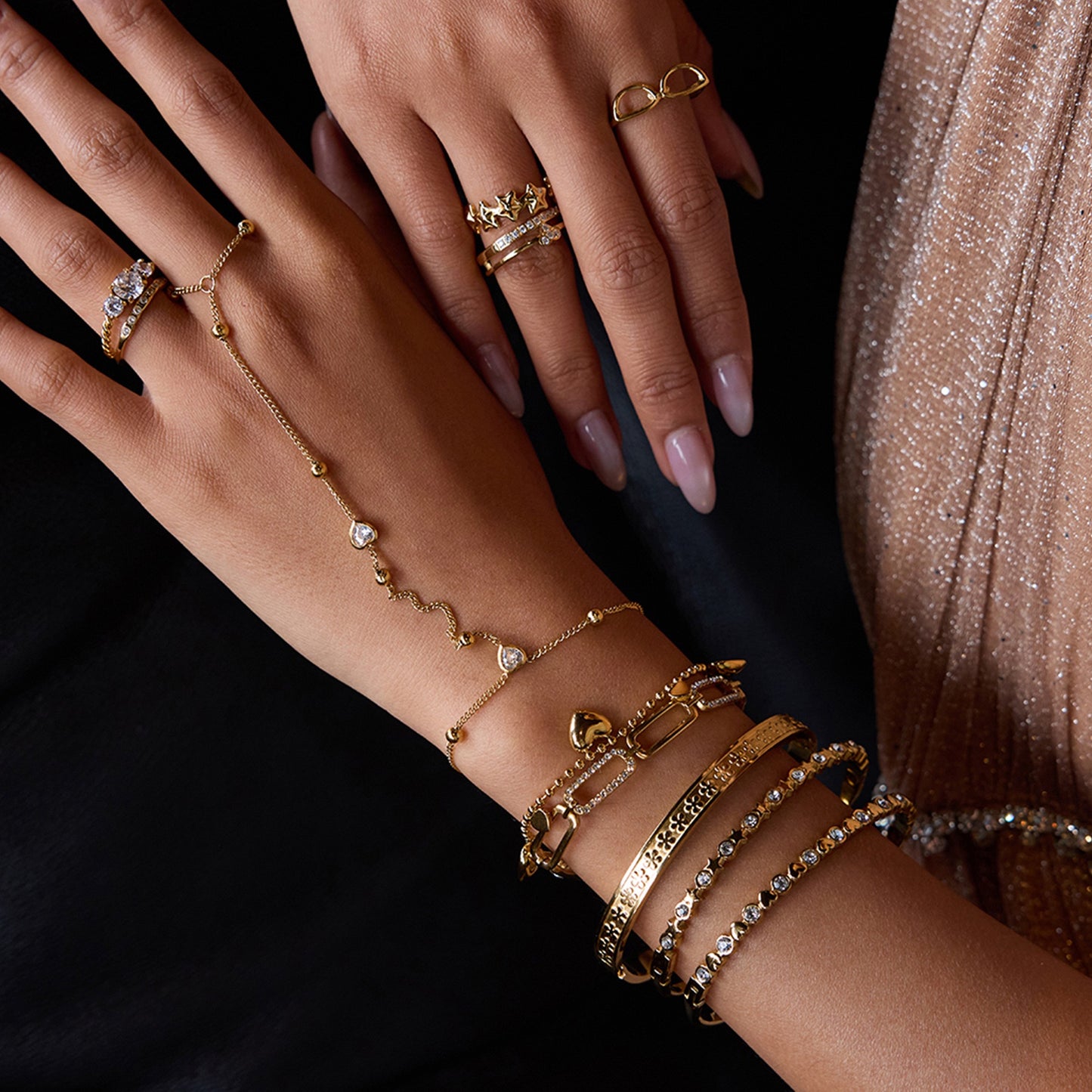 Star sky rings