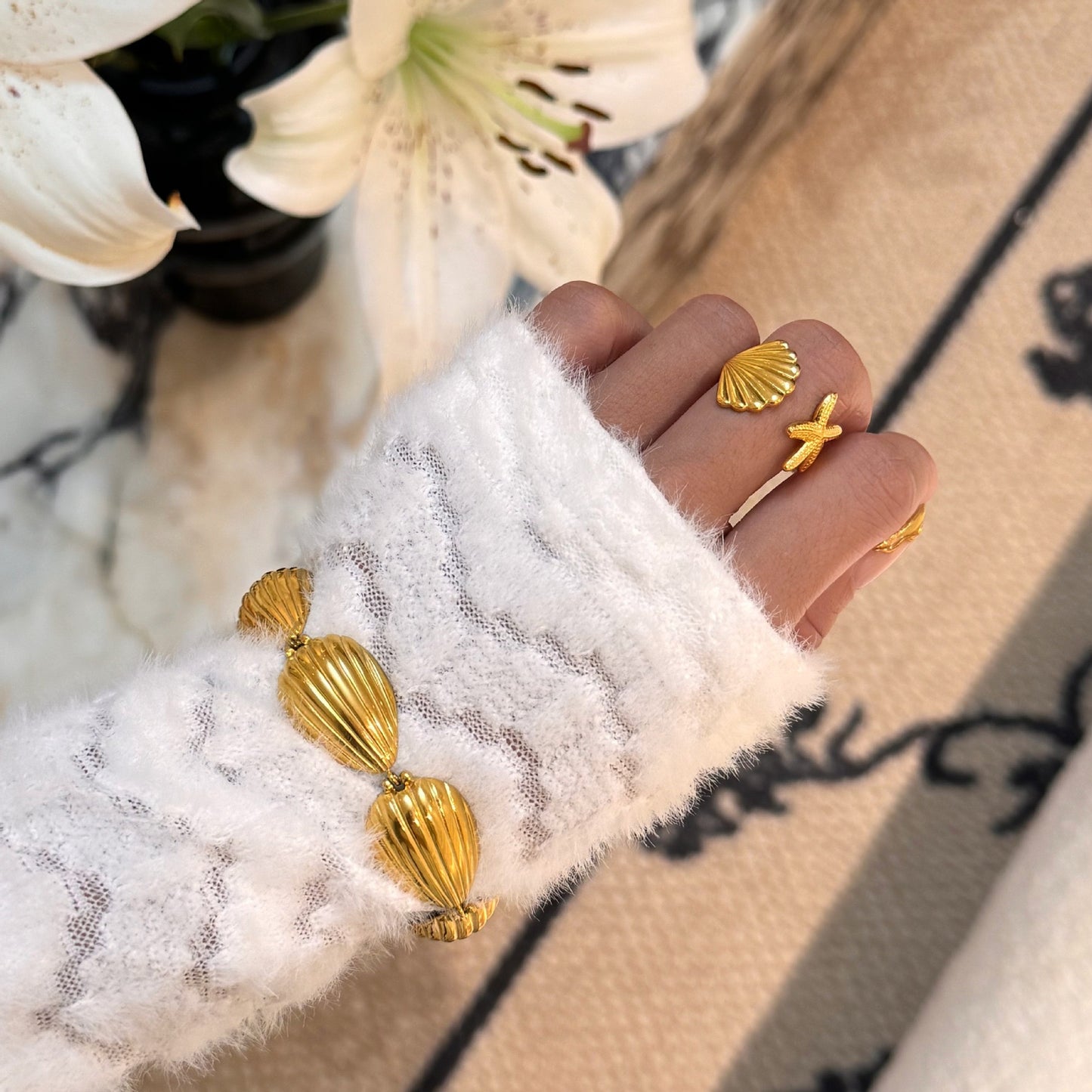 Shell bracelets