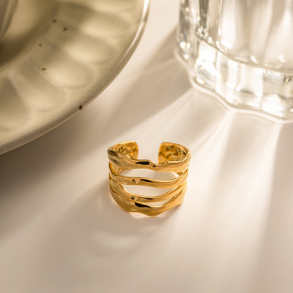 Layers of lines rings
