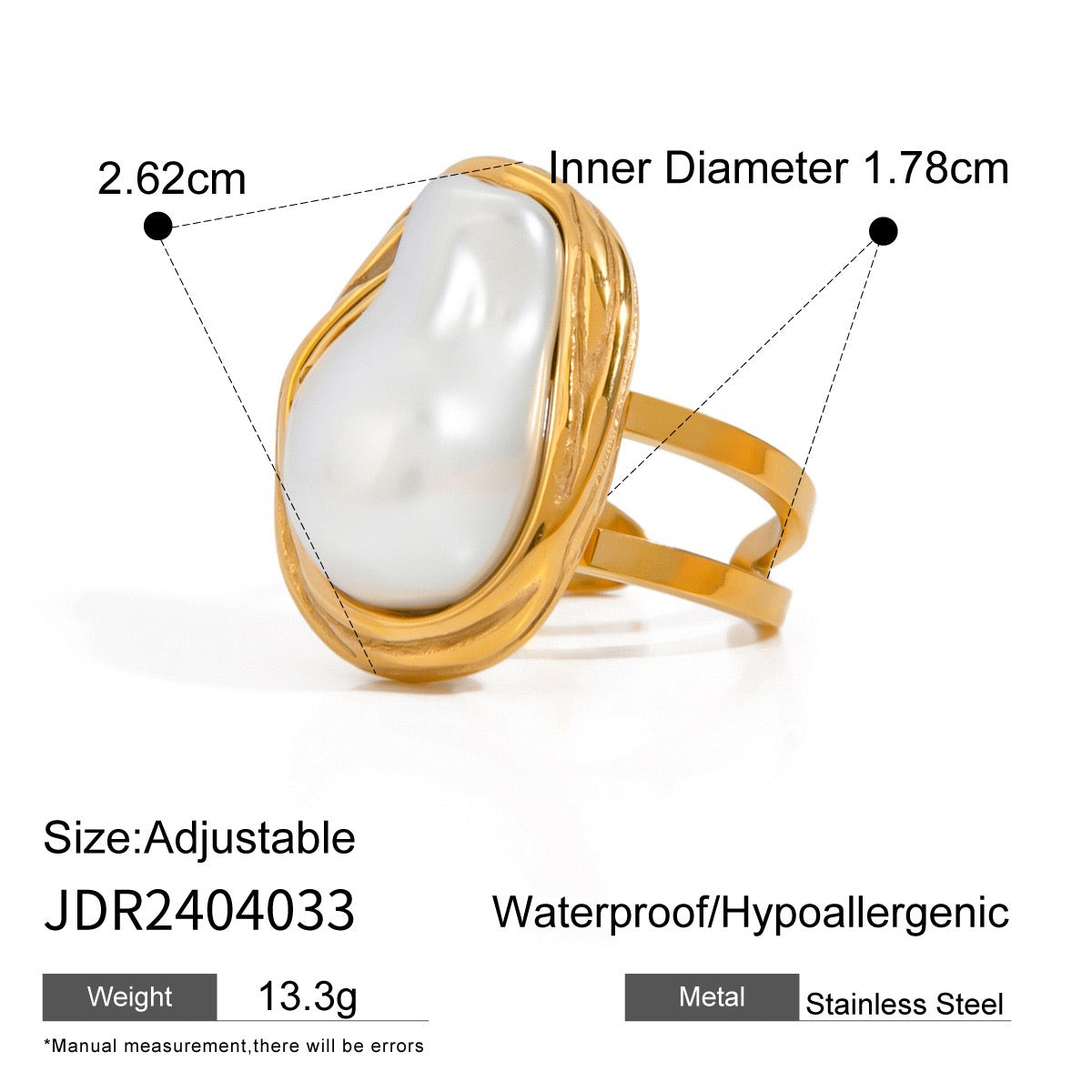 Baroque pearly set