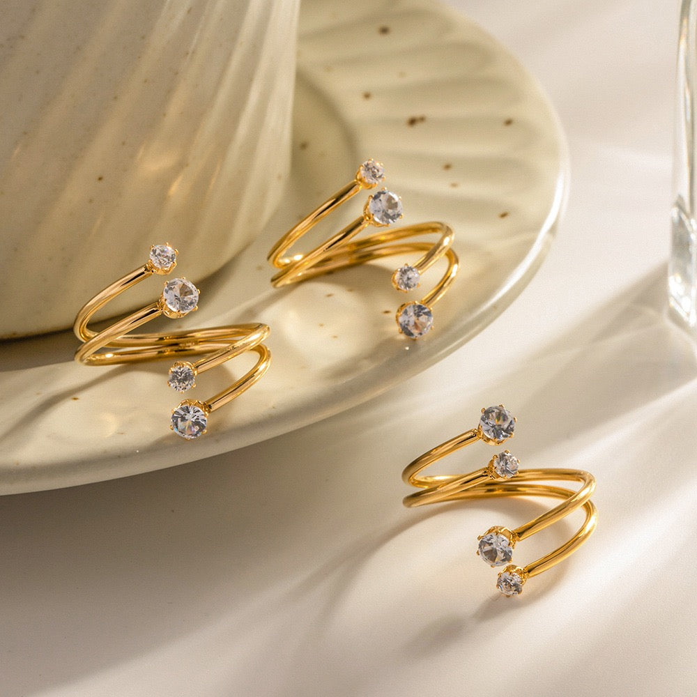 Delliah Shooting star rings