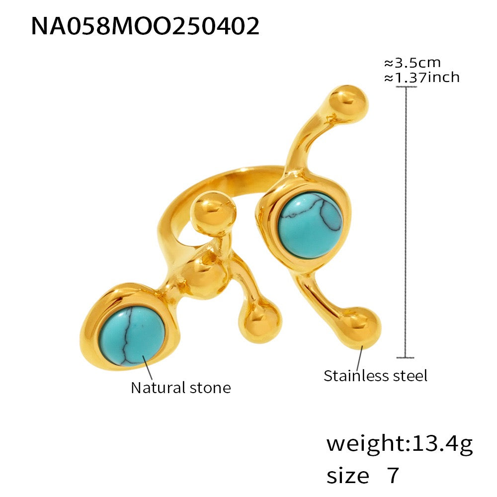 Branch beady rings