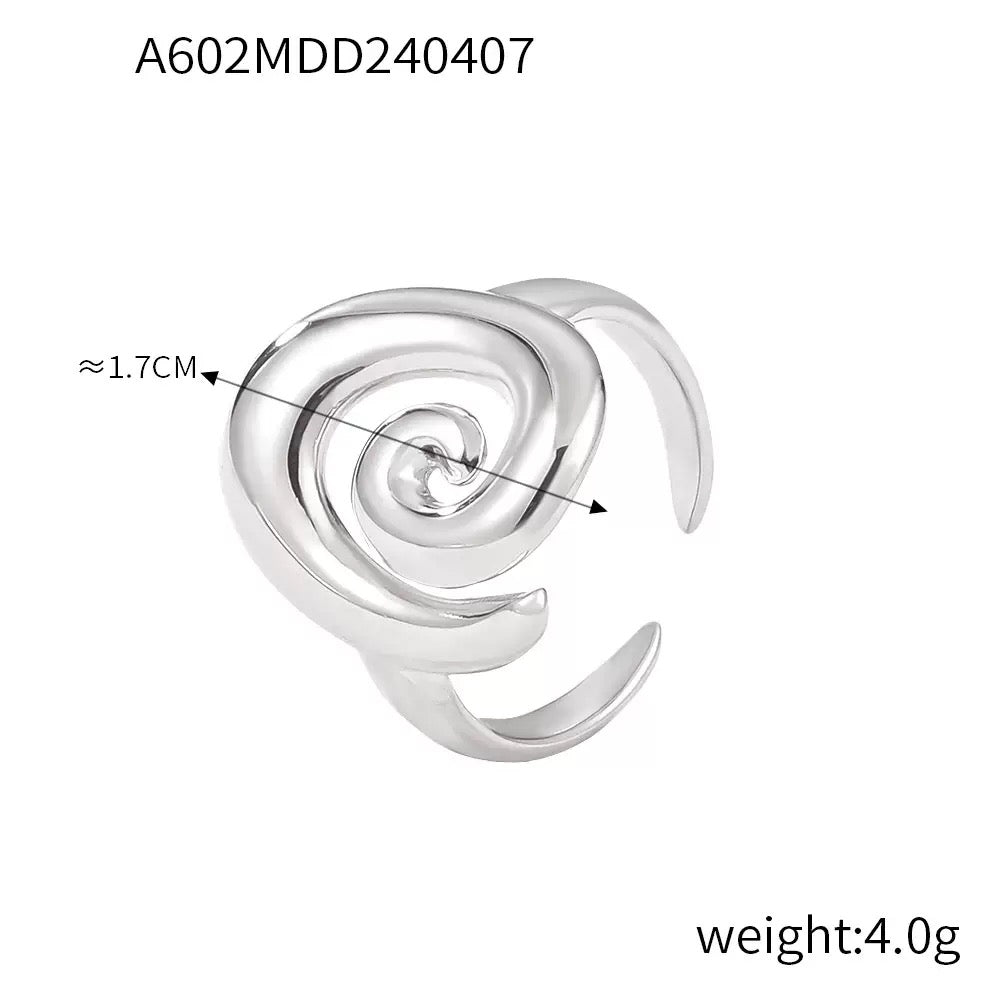 Swirl cute rings