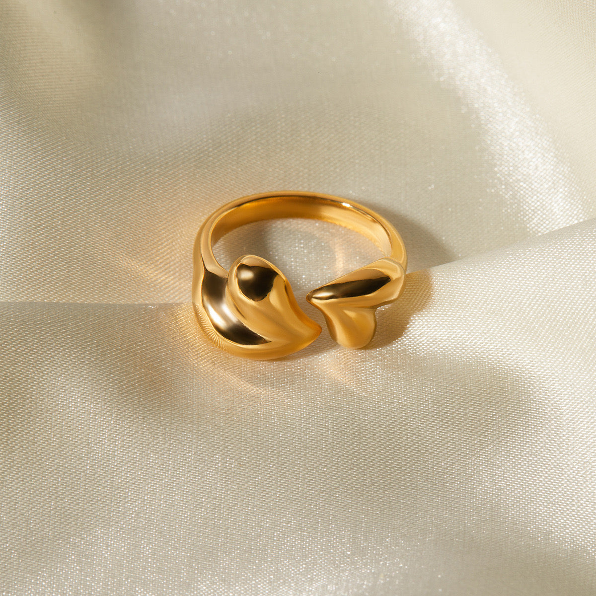 Onni Double hearts rings