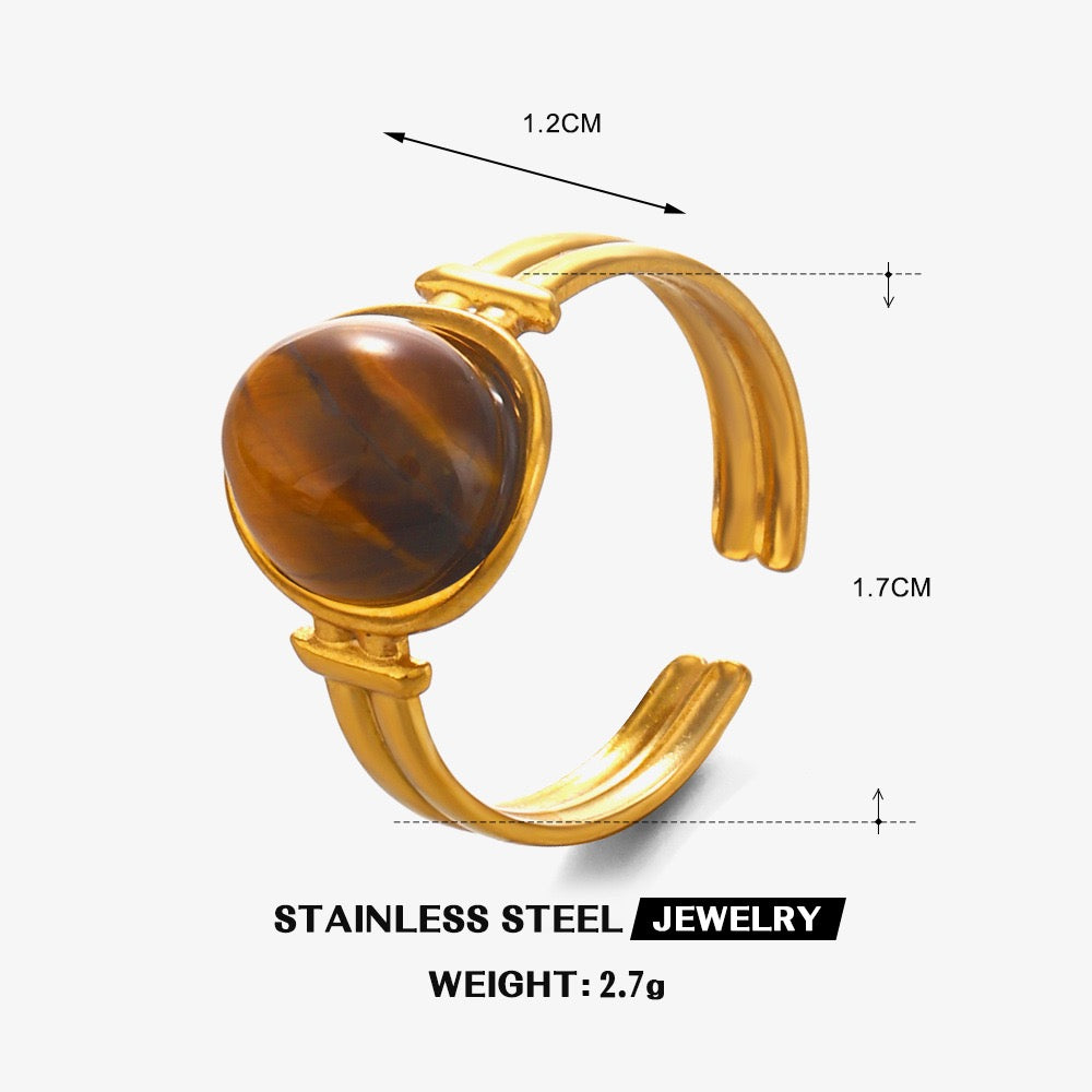 Stone crown rings
