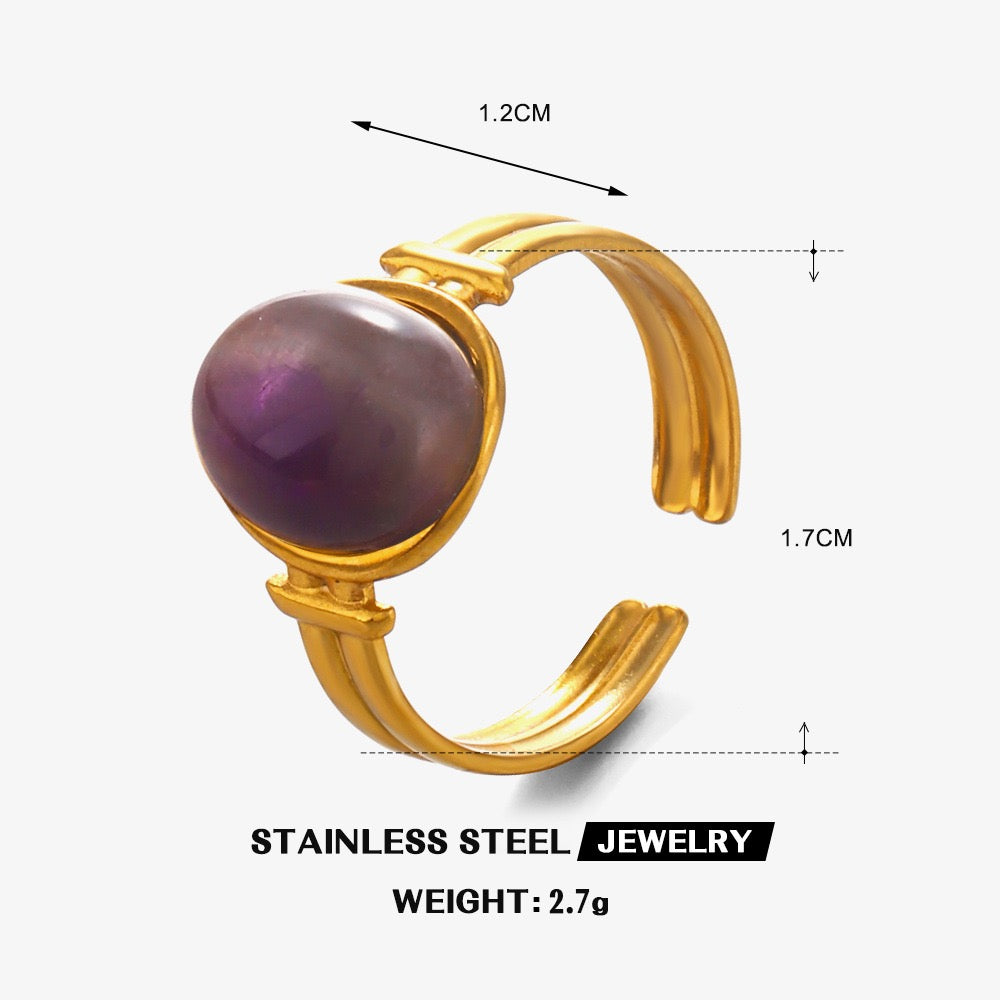 Stone crown rings