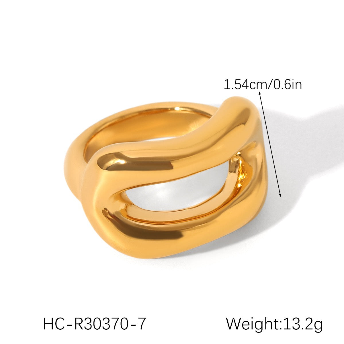 Ravine hoop rings