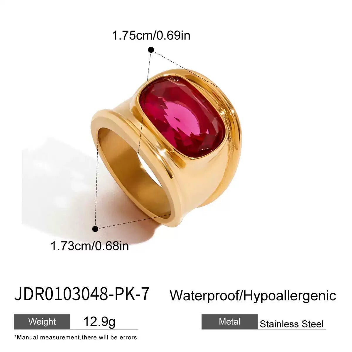 Luccile red ring