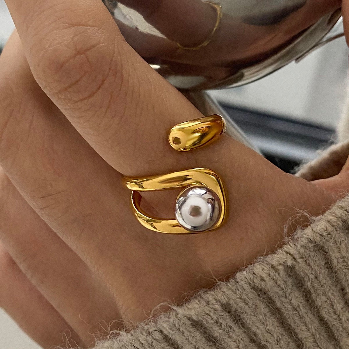 Bailey mix metal ring