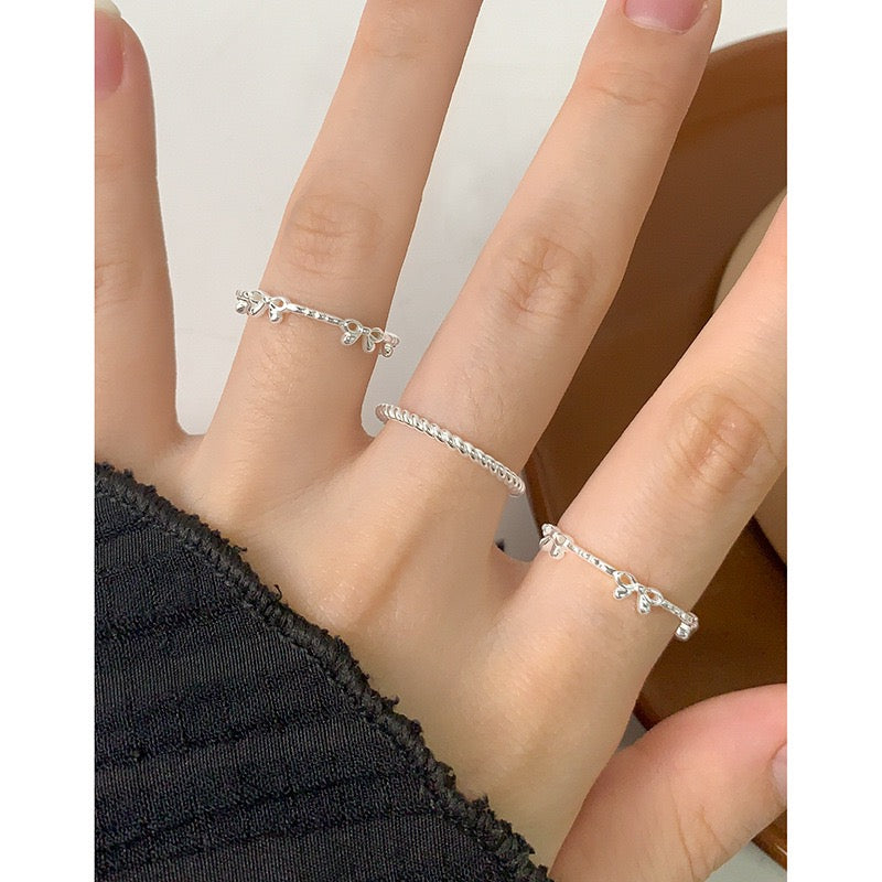 Carah bow rings