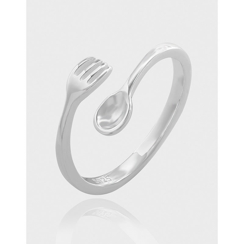 Bali Spoon me silver ring