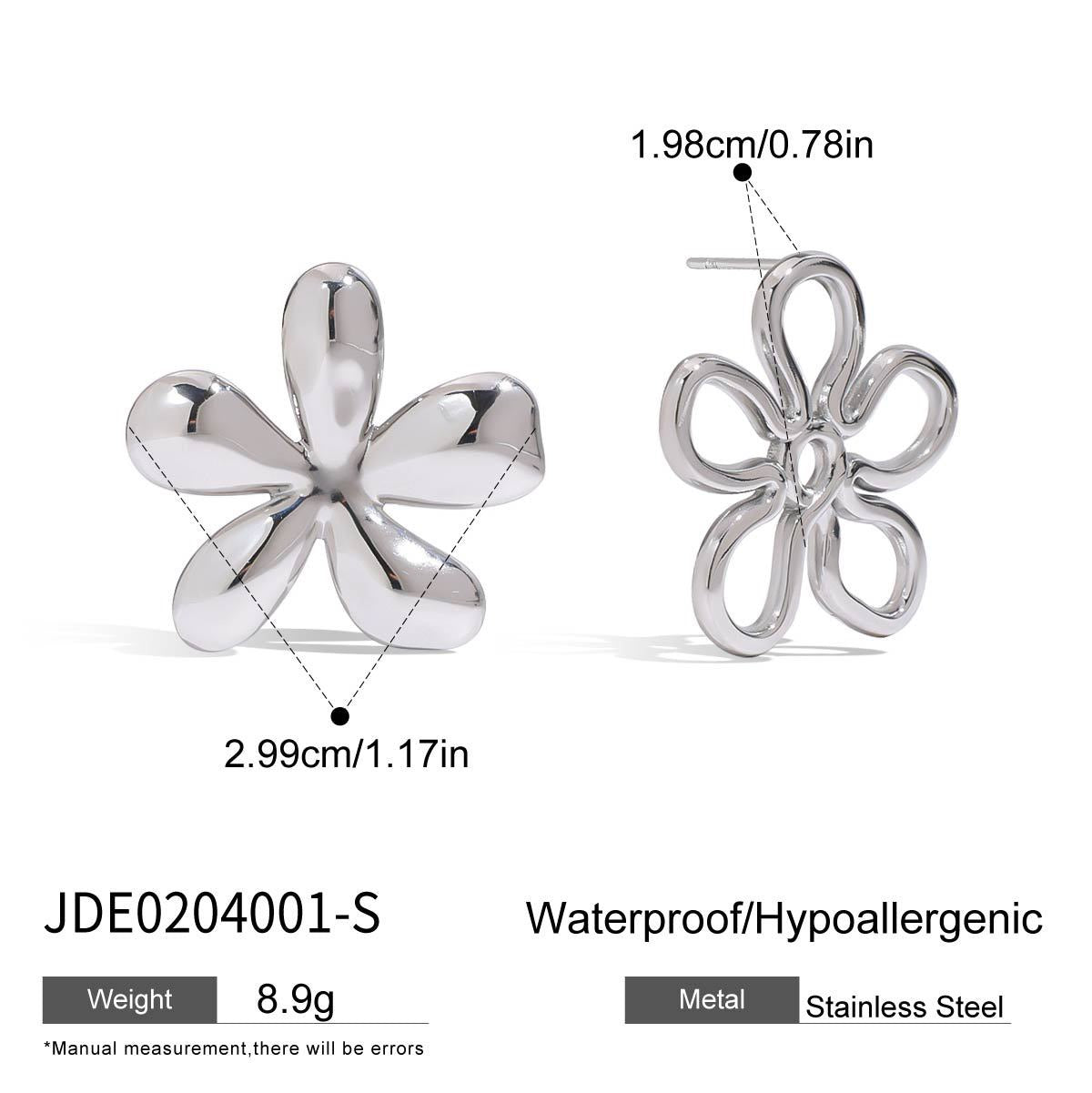 Matchy flower earrings