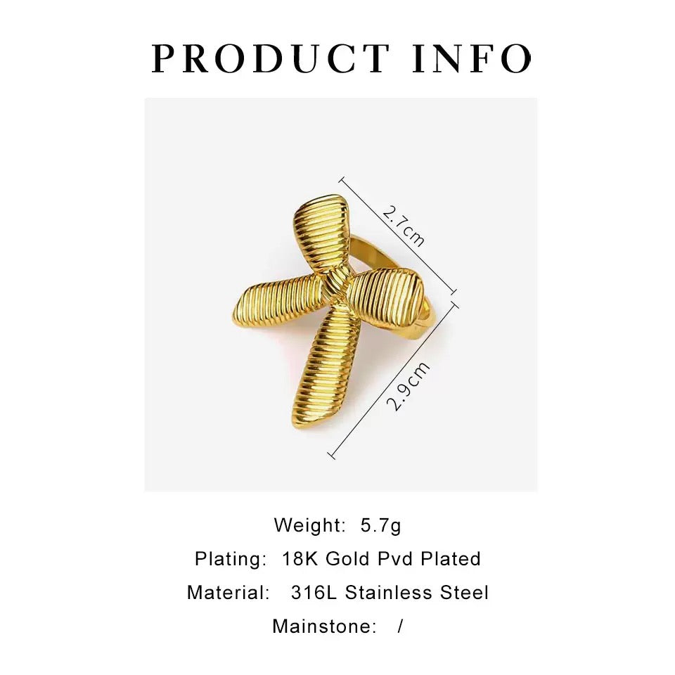 Cute bow ring