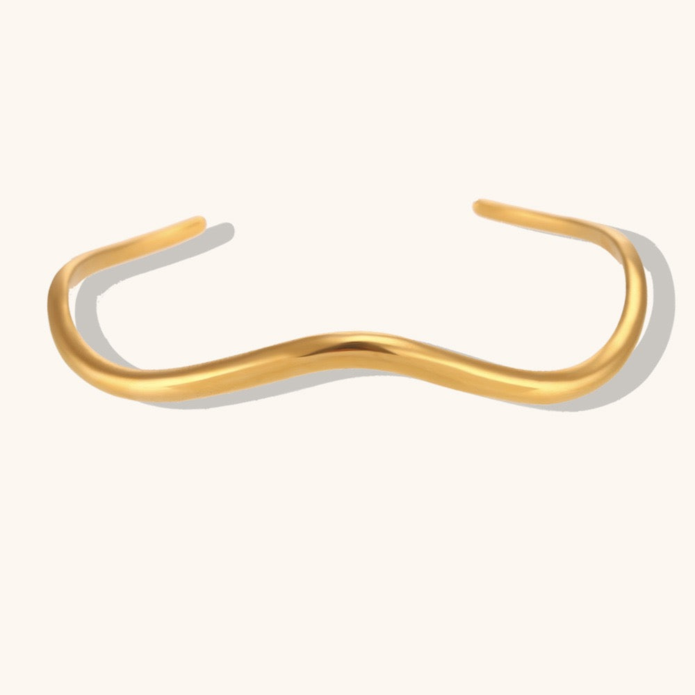Dainty wave bangles