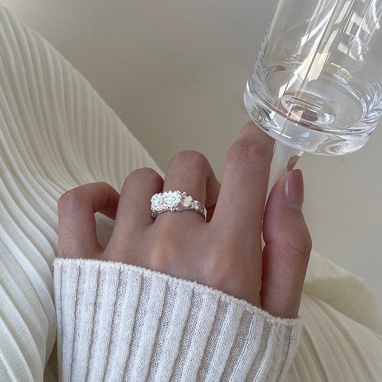 Marina Pearl Silver ring