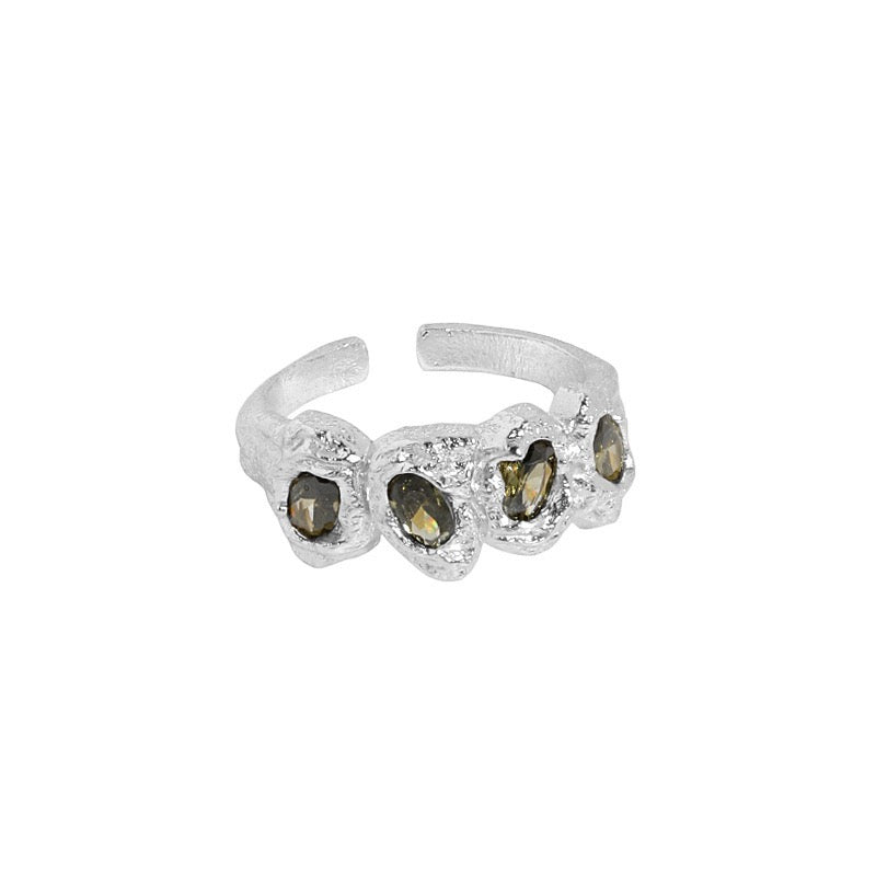 Olive sliver ring