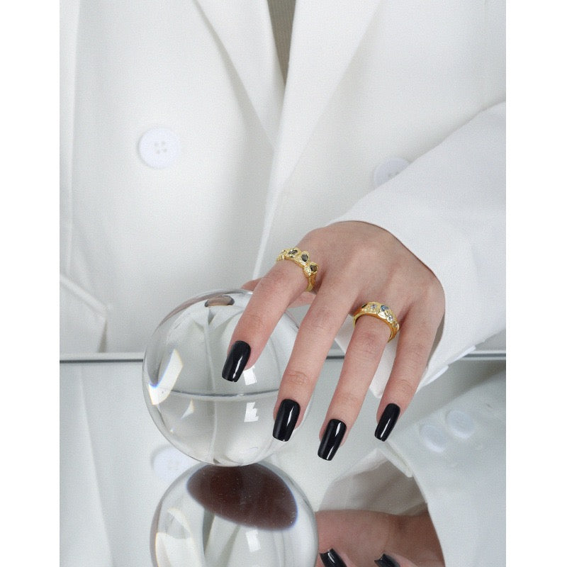 Olive sliver ring